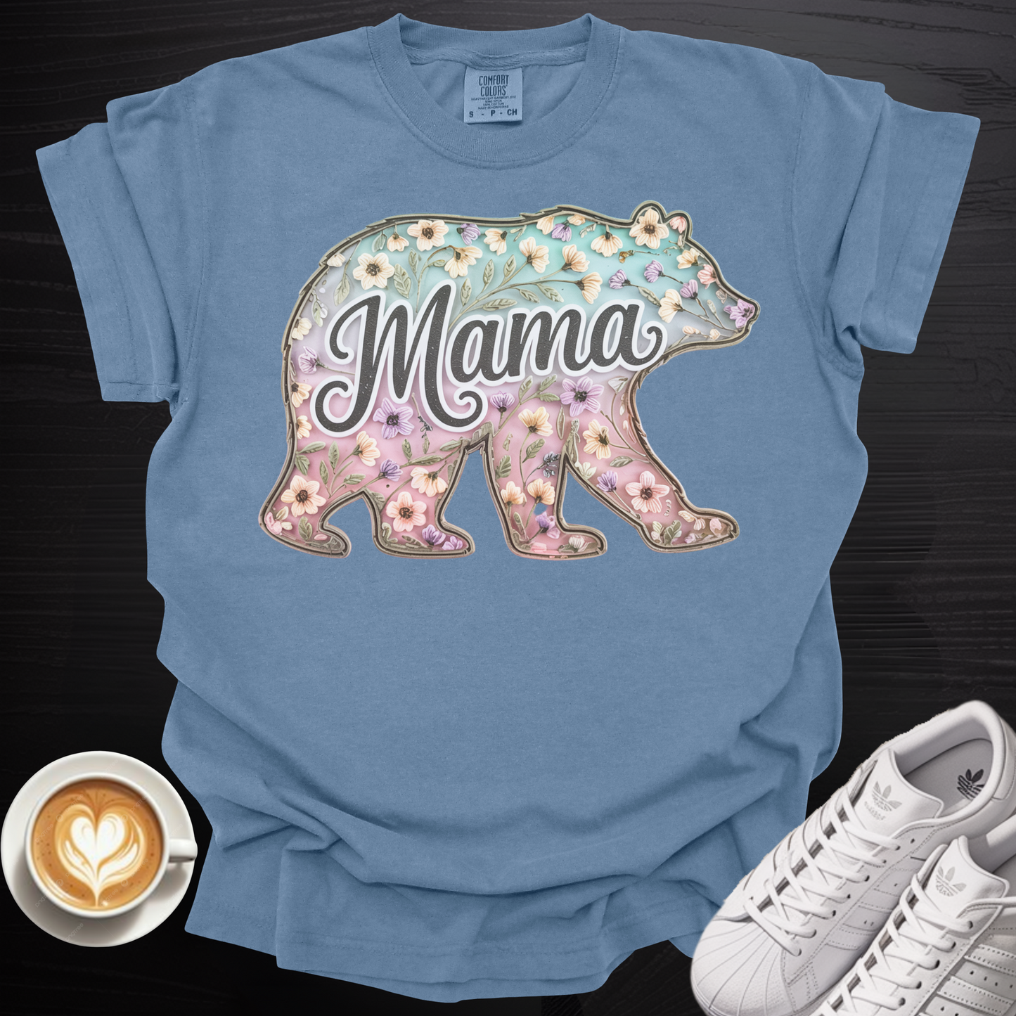 'Mama Bear Silhouette' - Tee