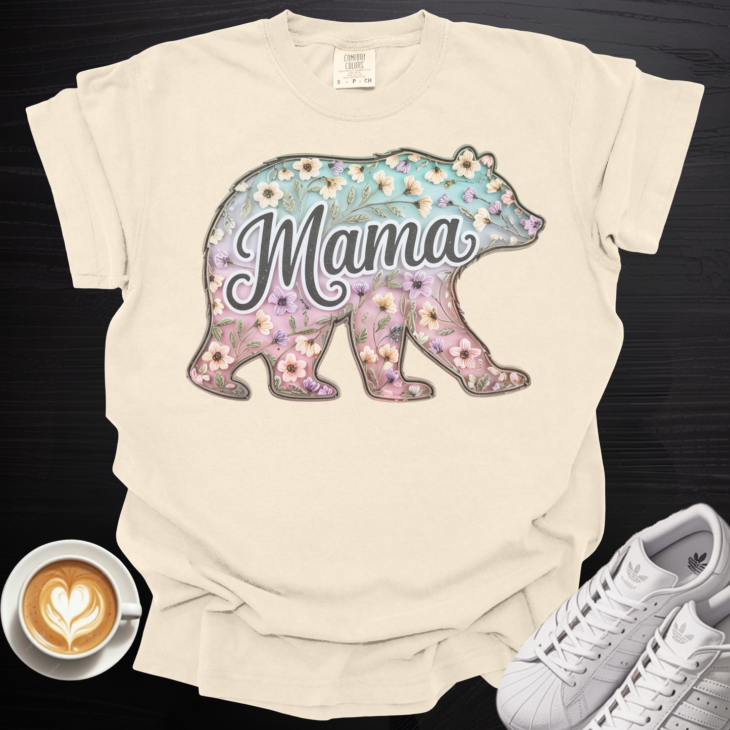 'Mama Bear Silhouette' - Tee