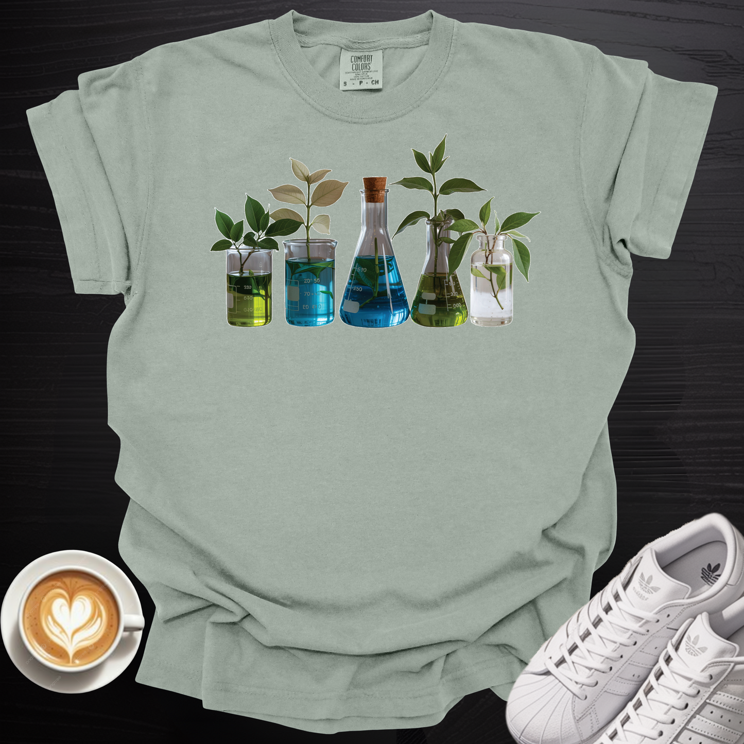 Insulin Vial and Beaker Plants - Tee
