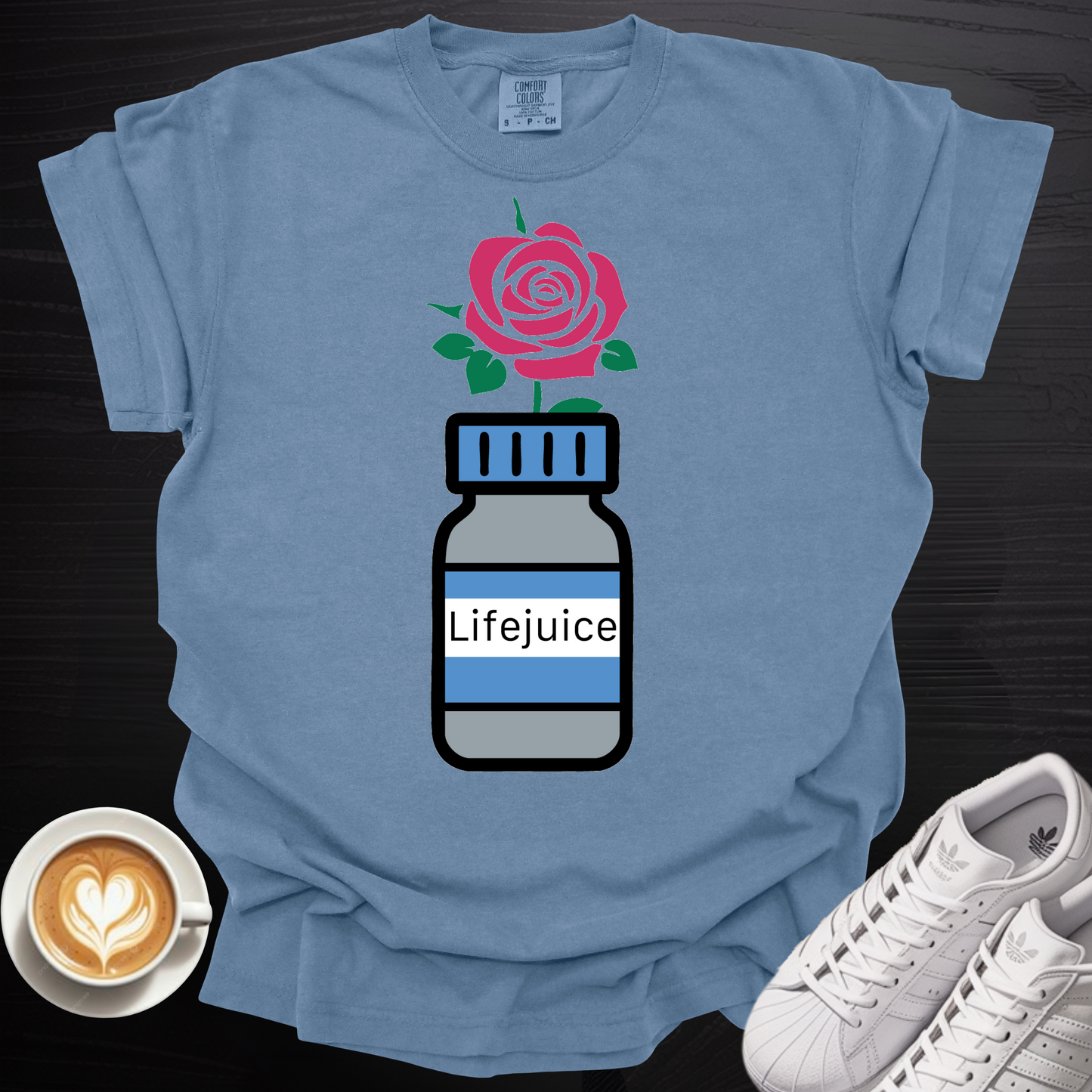 'Lifejuice Flower' - Tee
