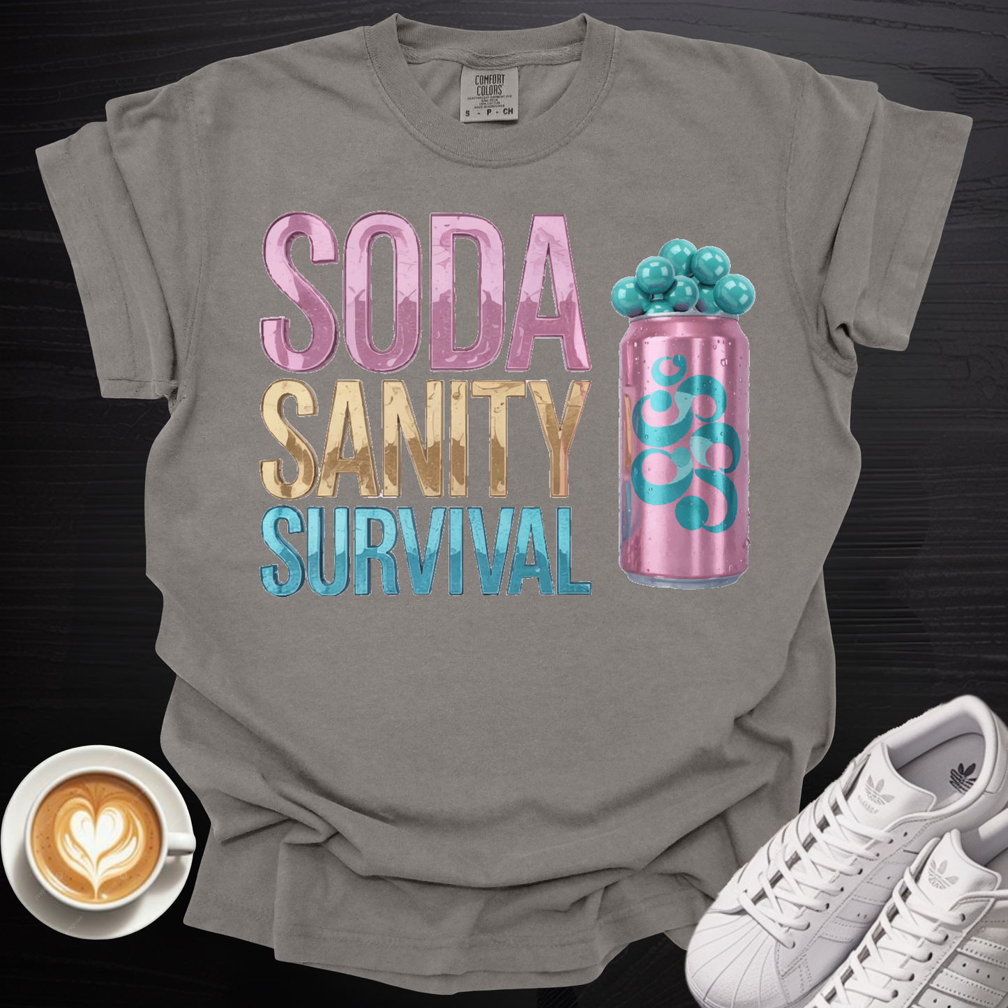 'Soda, Sanity, Survival' - Tee