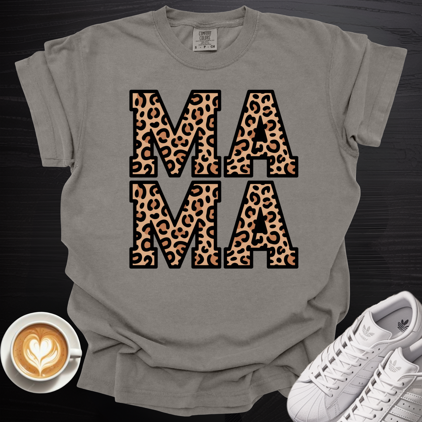 'Leopard MAMA' - Tee