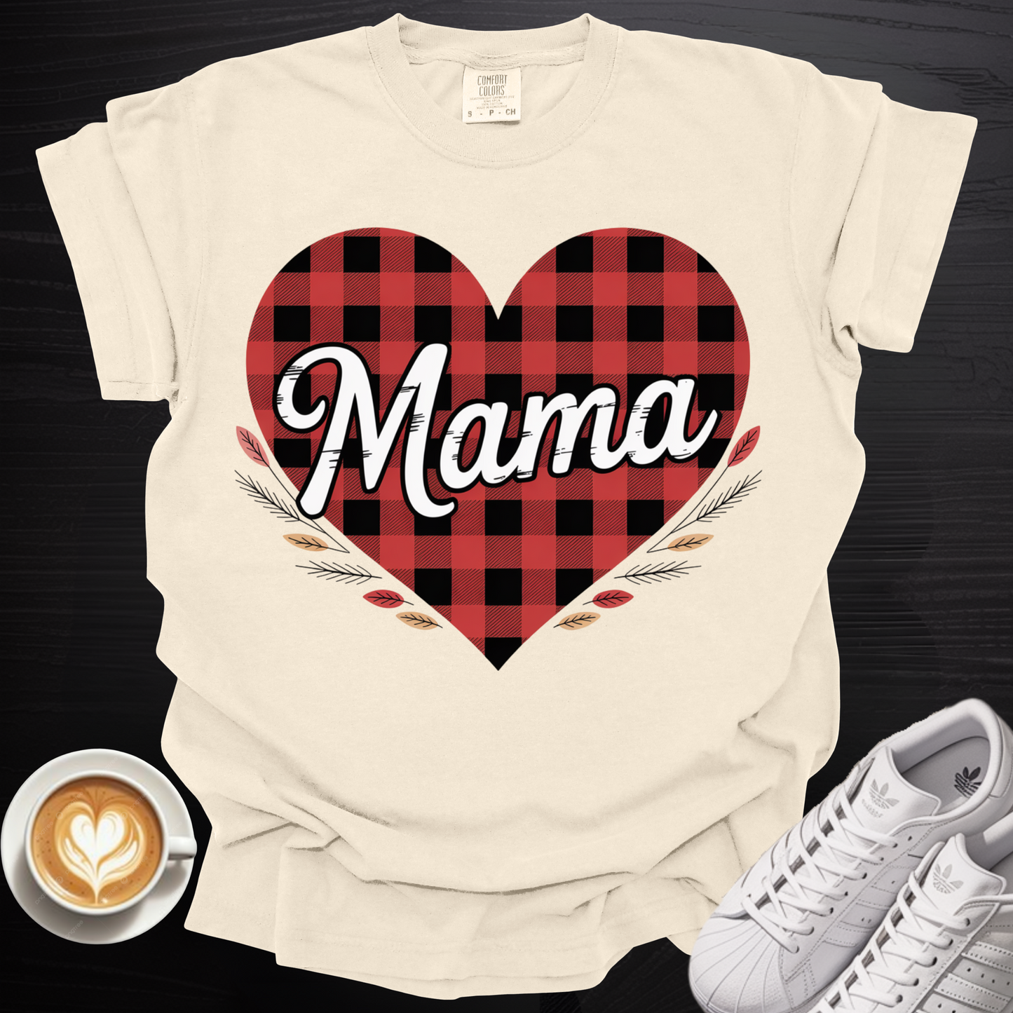 'Buffalo Check MAMA' - Tee