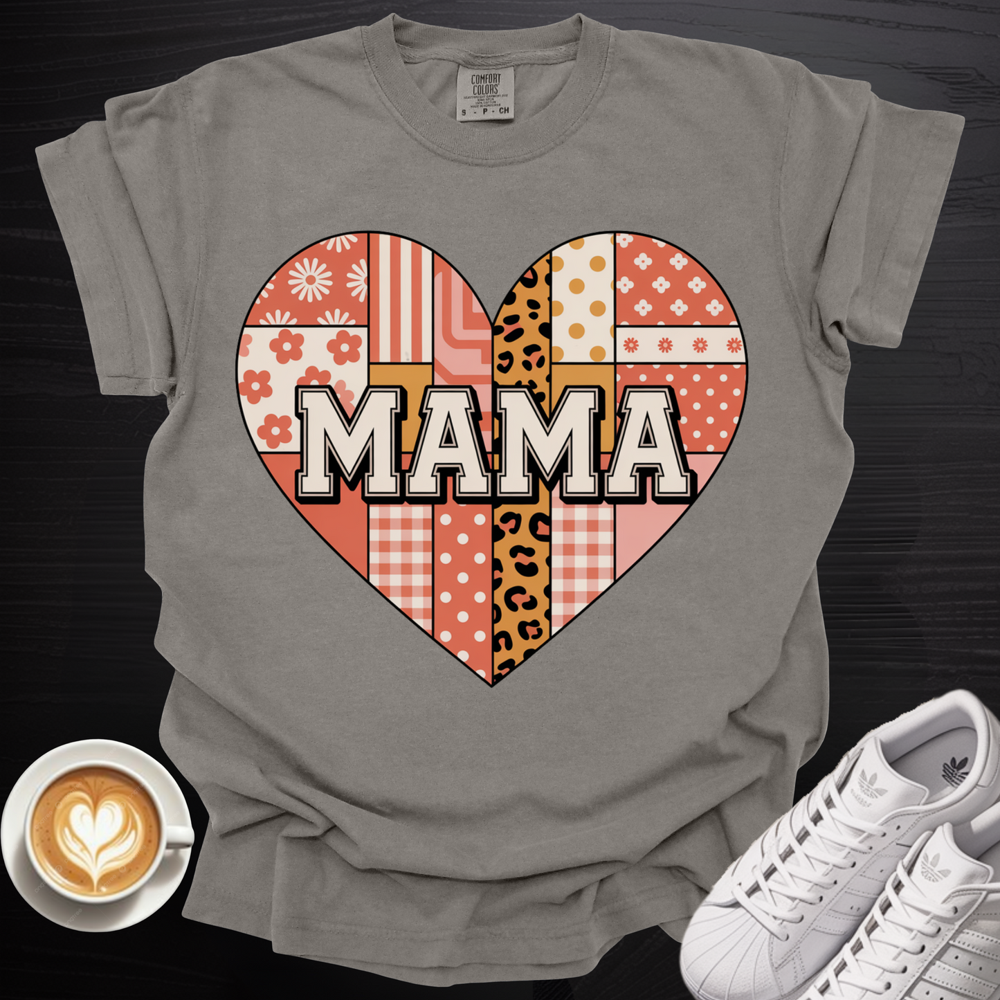 'Patchwork MAMA' - Tee