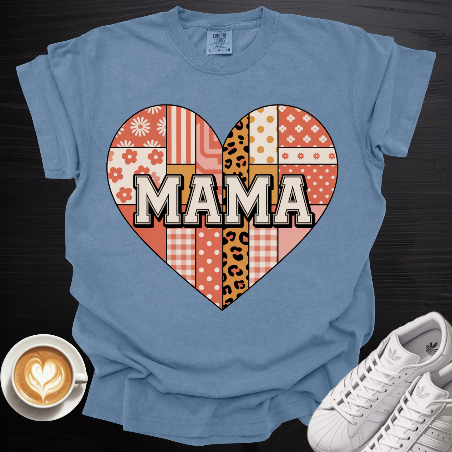 'Patchwork MAMA' - Tee