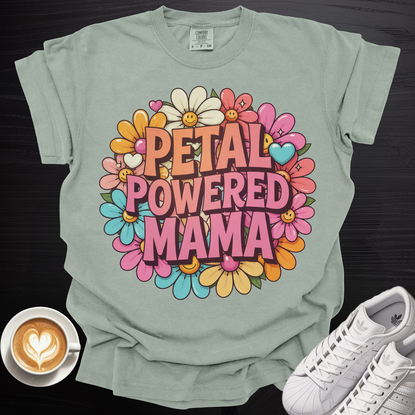 'Petal Powered Mama' - Tee