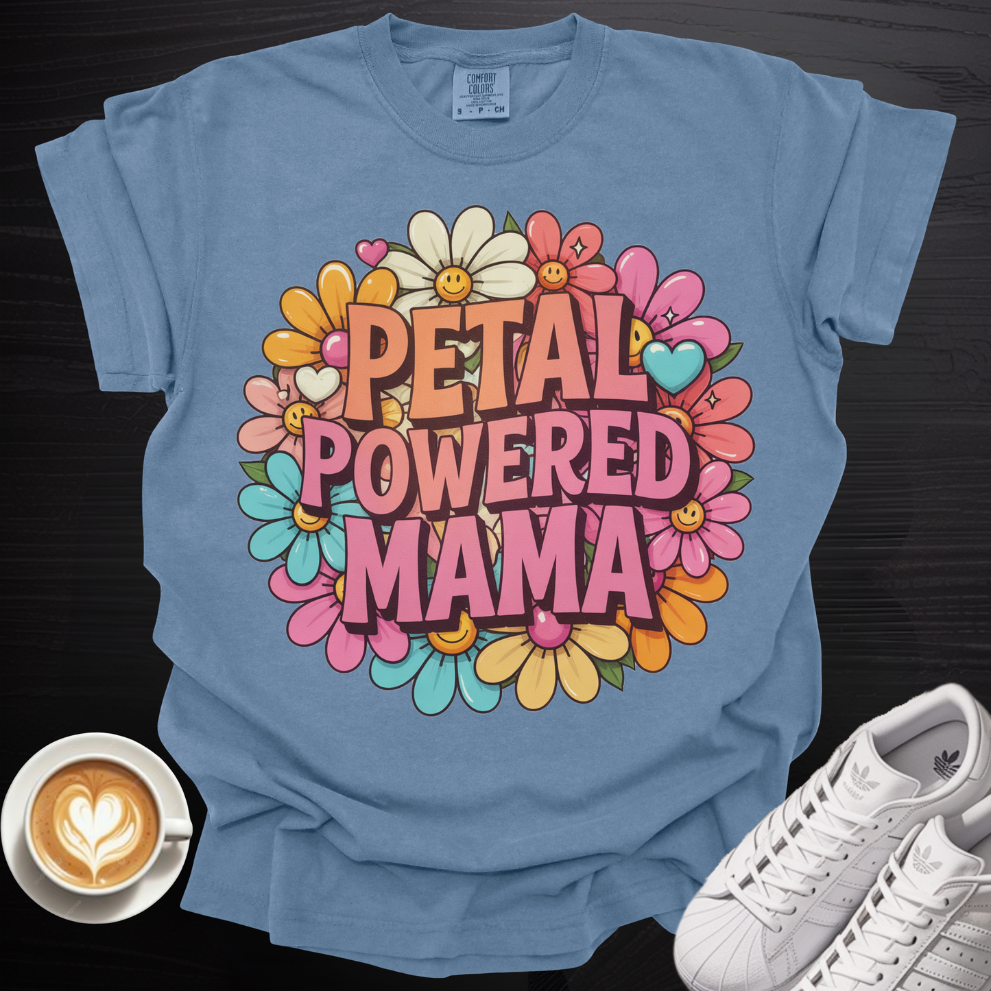 'Petal Powered Mama' - Tee