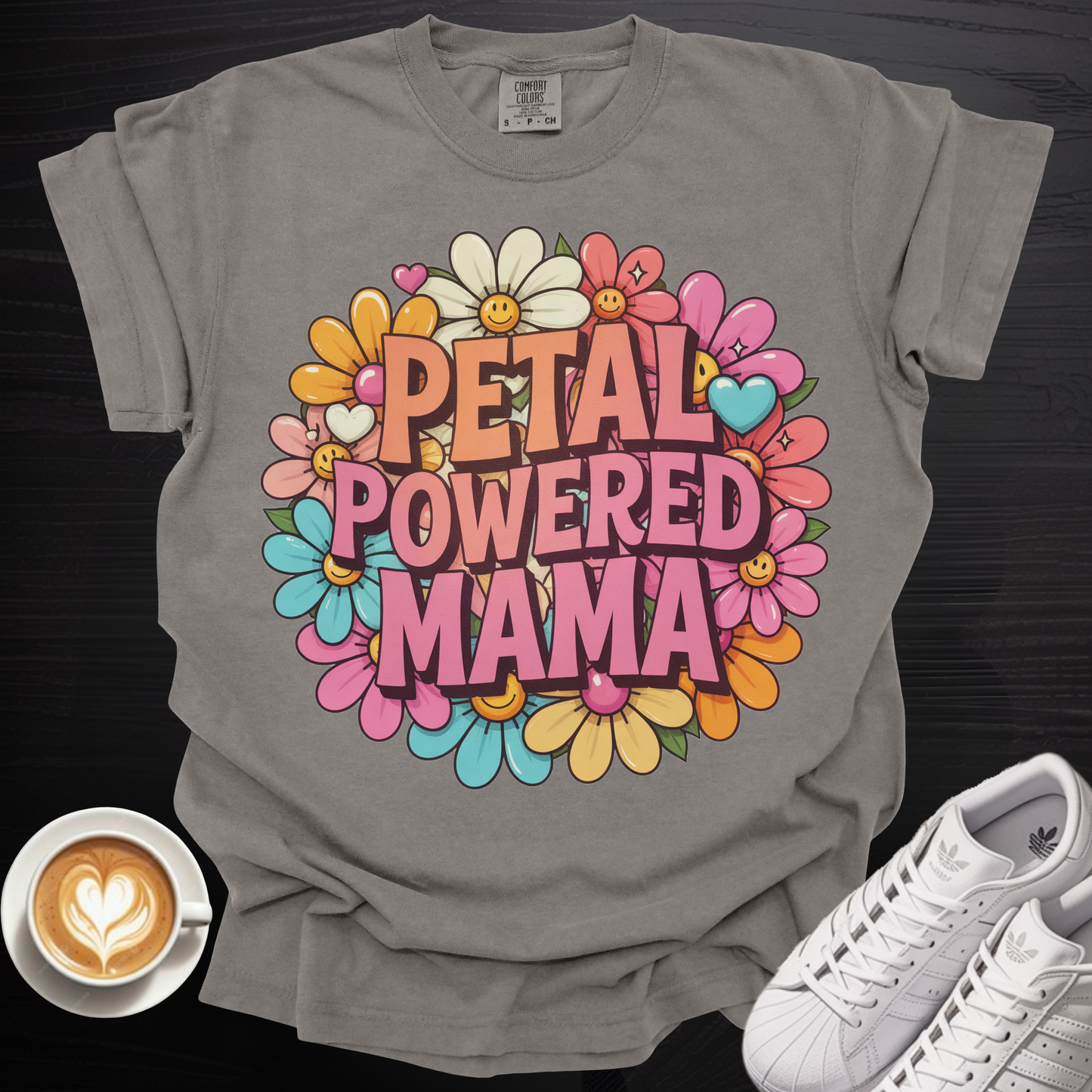 'Petal Powered Mama' - Tee