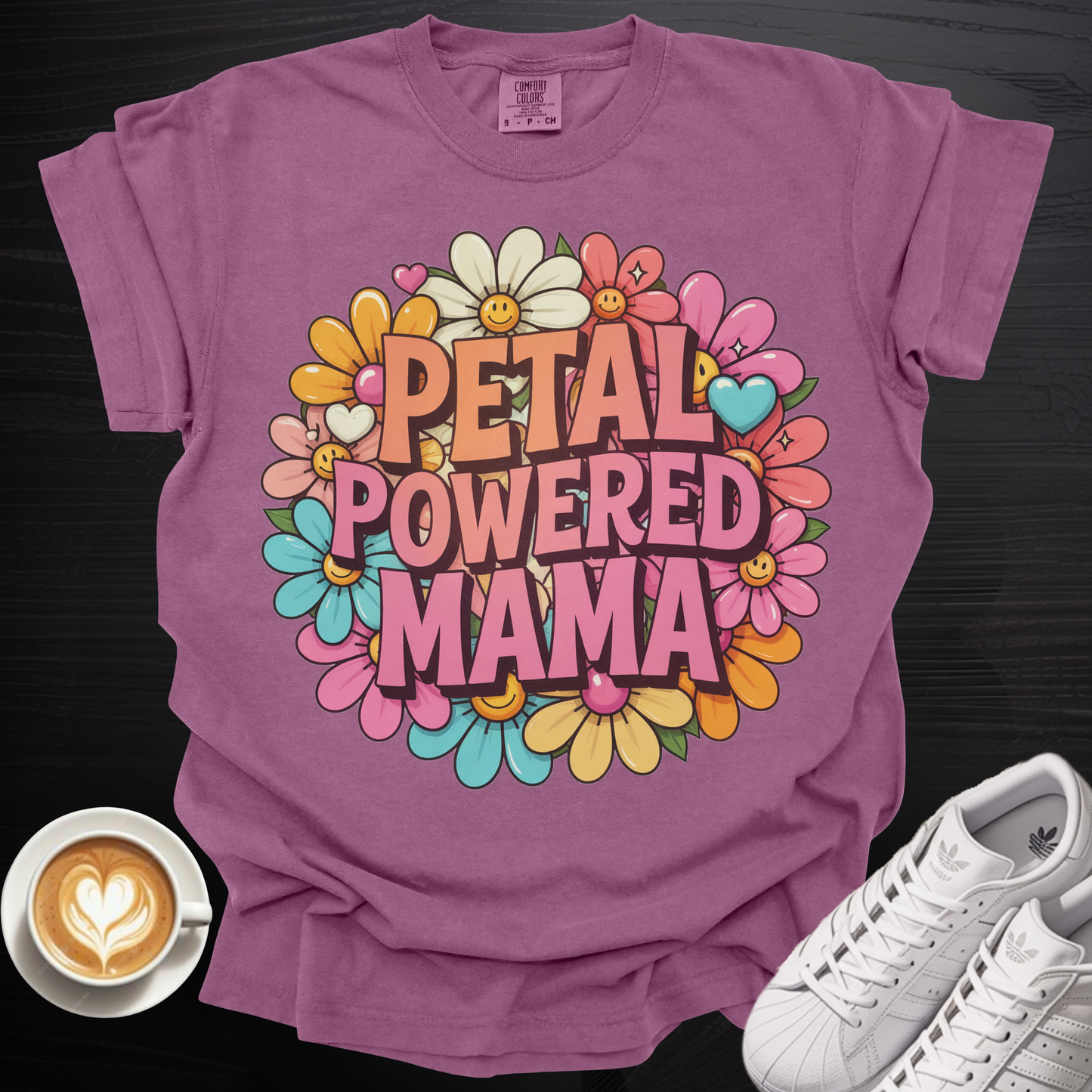 'Petal Powered Mama' - Tee