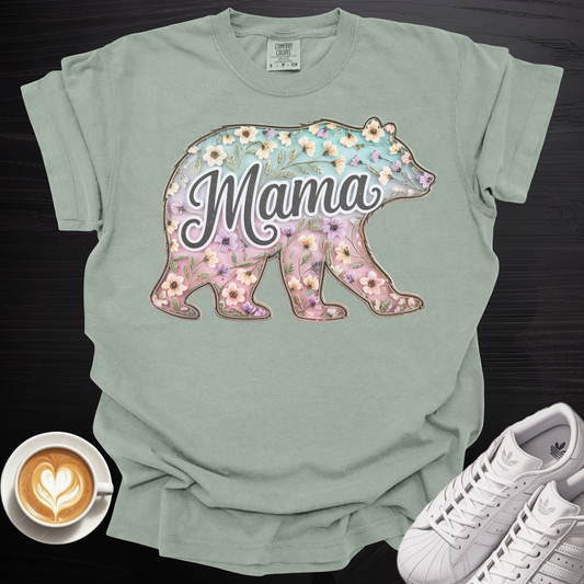 'Mama Bear Silhouette' - Tee