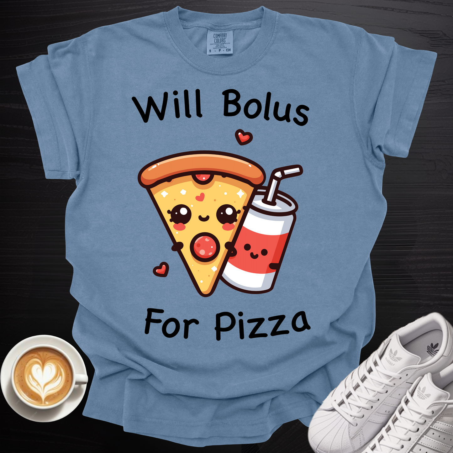 'Will Bolus for Pizza' - Tee