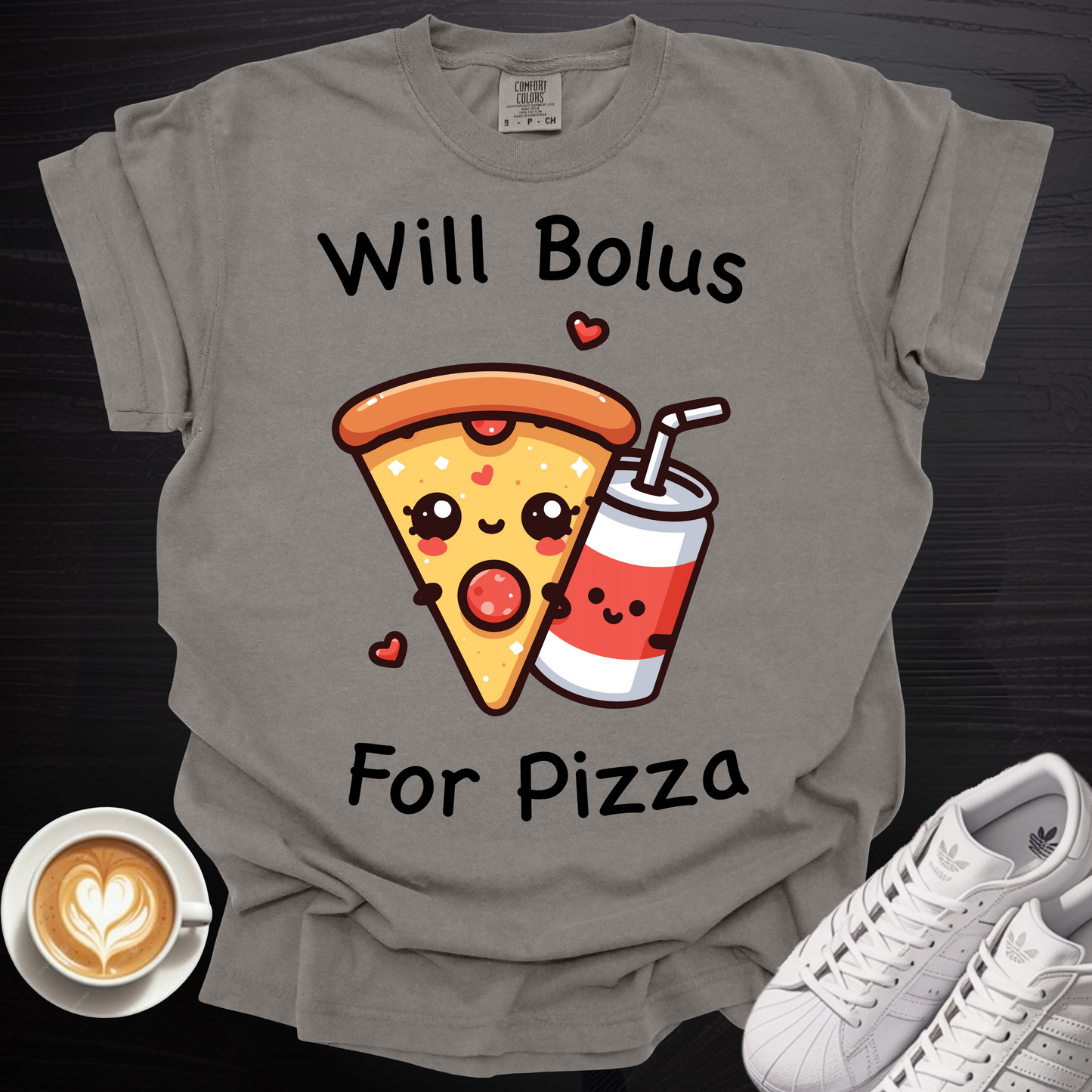 'Will Bolus for Pizza' - Tee