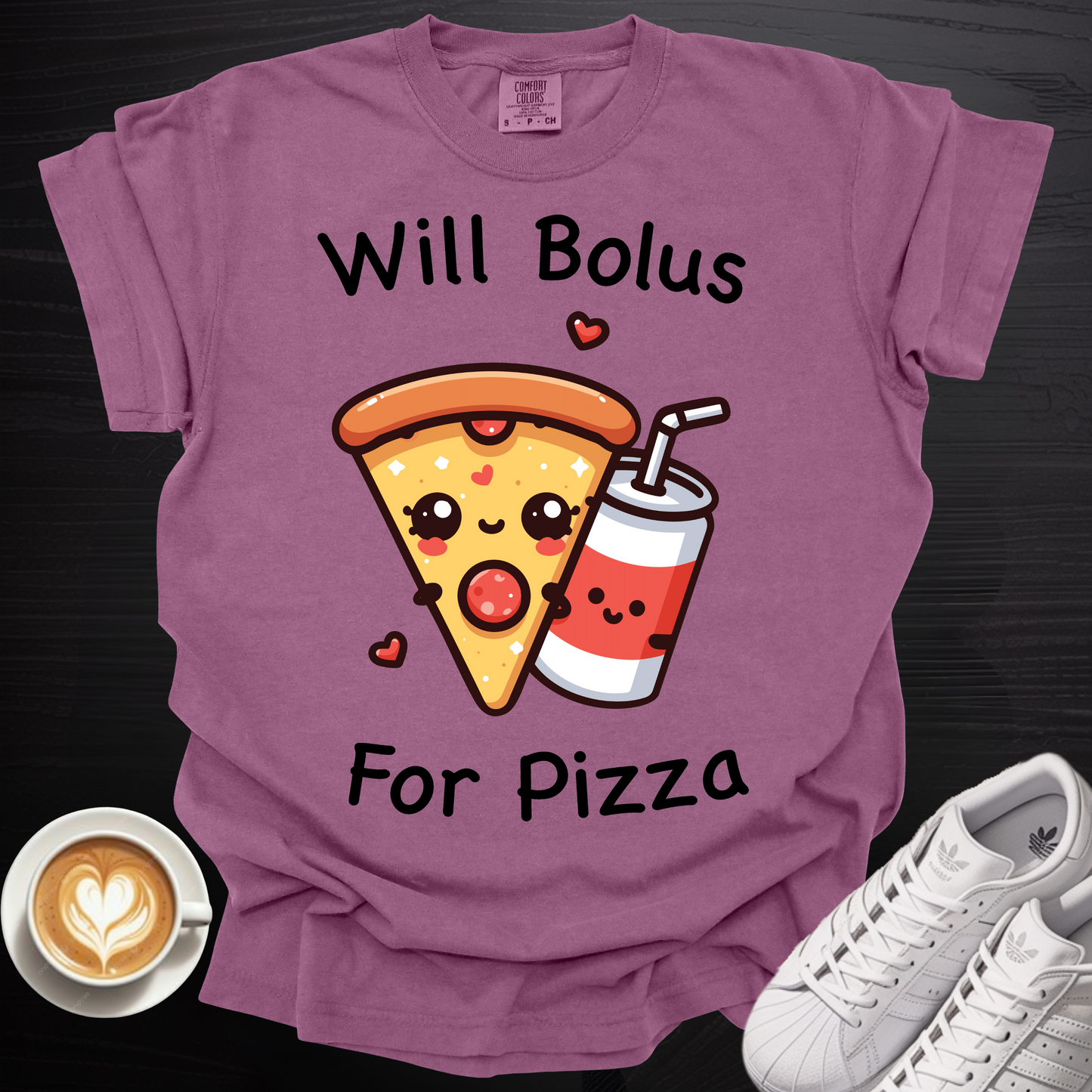 'Will Bolus for Pizza' - Tee