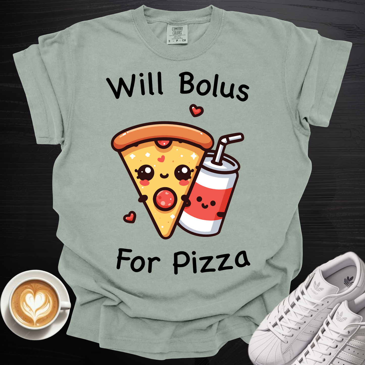 'Will Bolus for Pizza' - Tee