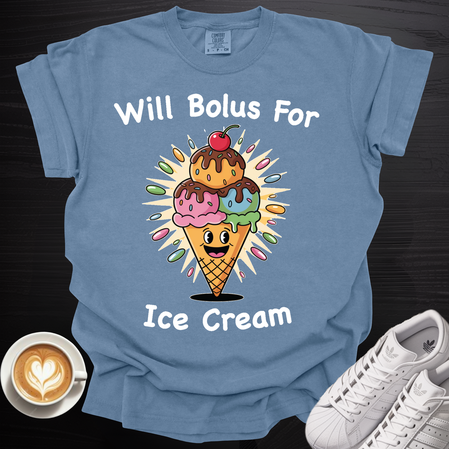 'Will Bolus for Ice Cream' - Tee