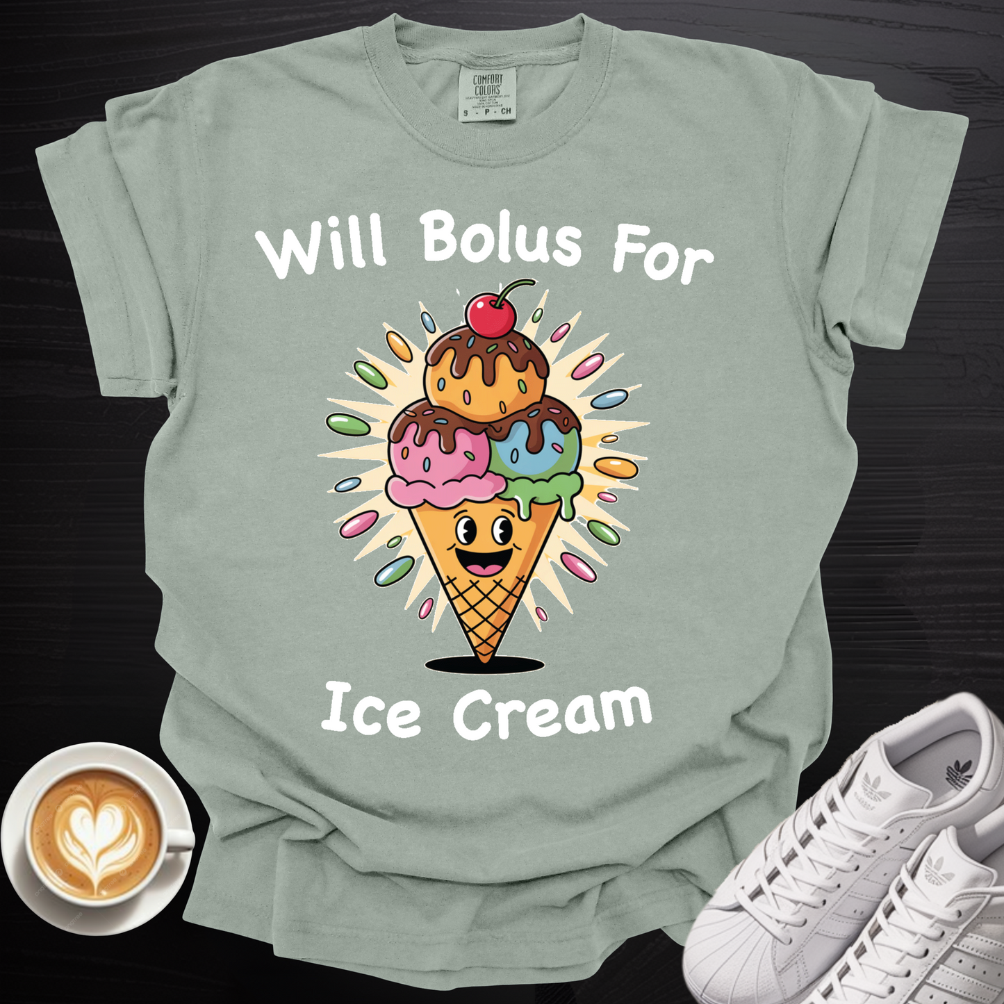 'Will Bolus for Ice Cream' - Tee