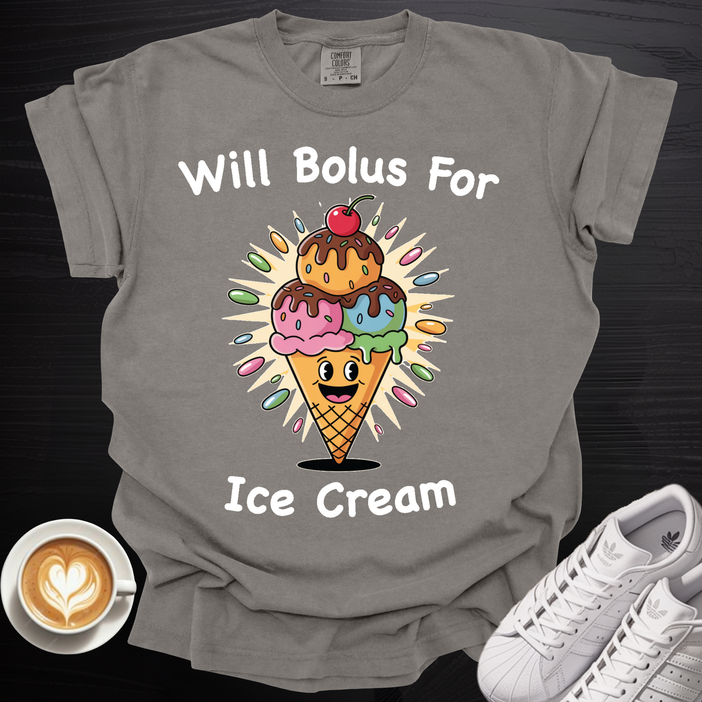 'Will Bolus for Ice Cream' - Tee