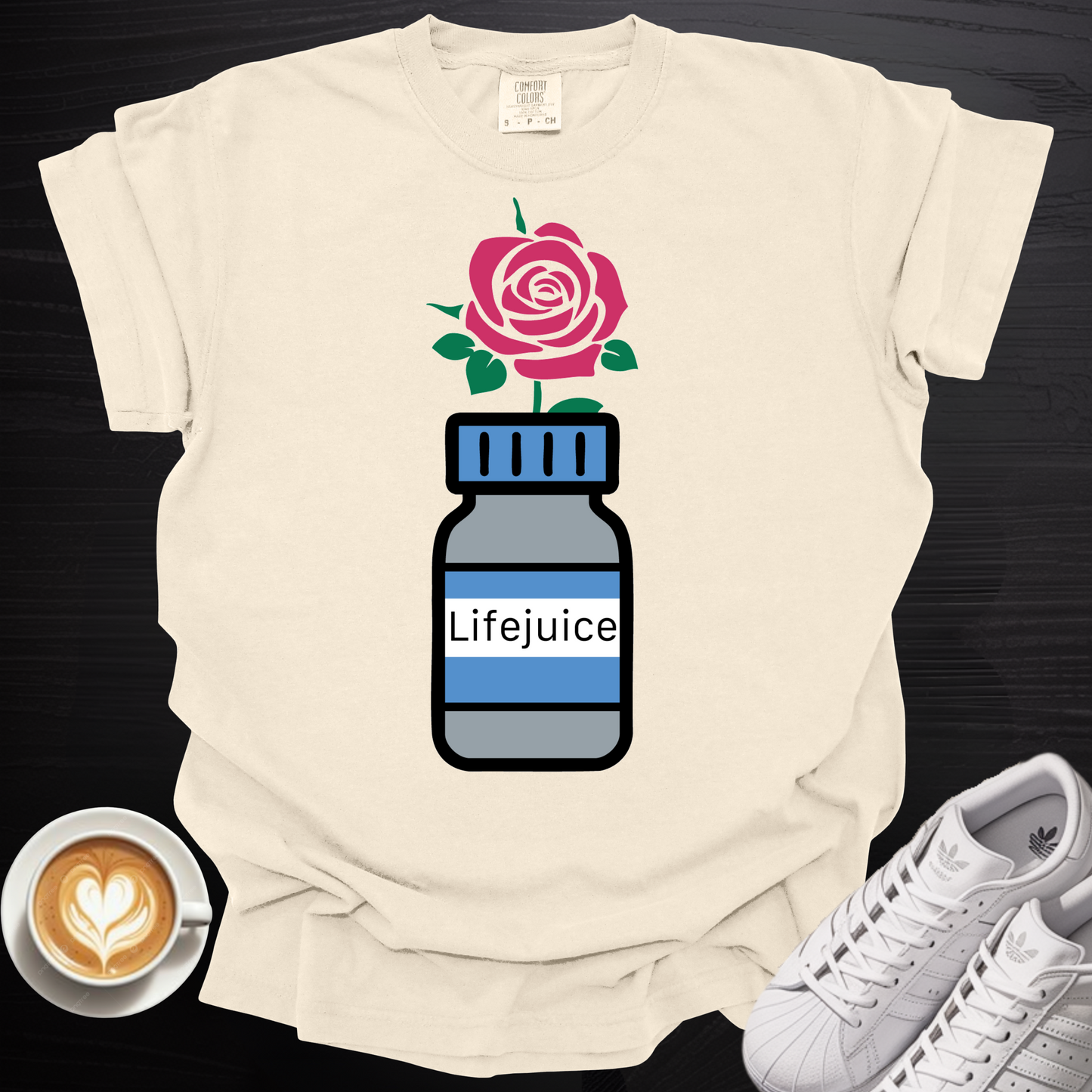 'Lifejuice Flower' - Tee