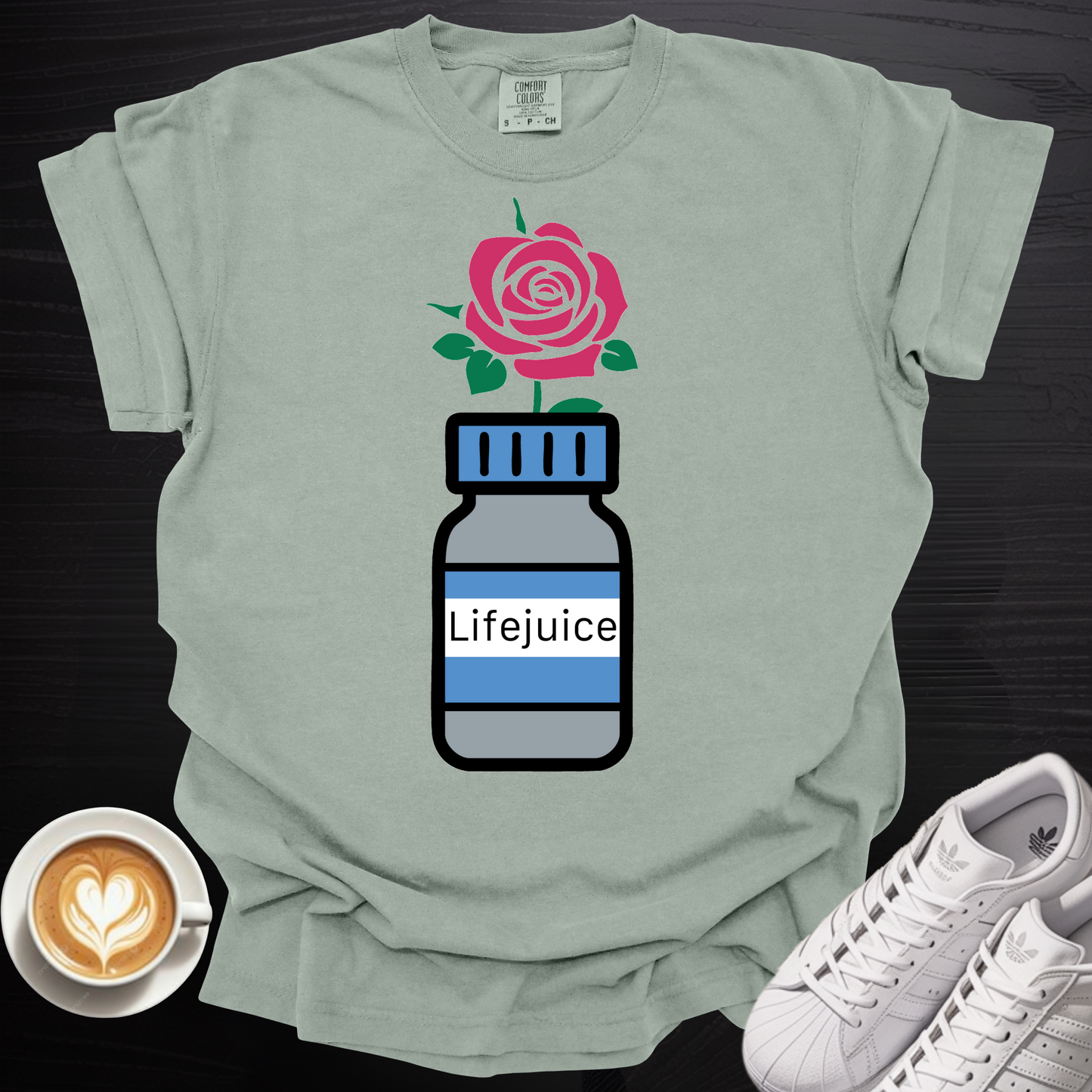 'Lifejuice Flower' - Tee