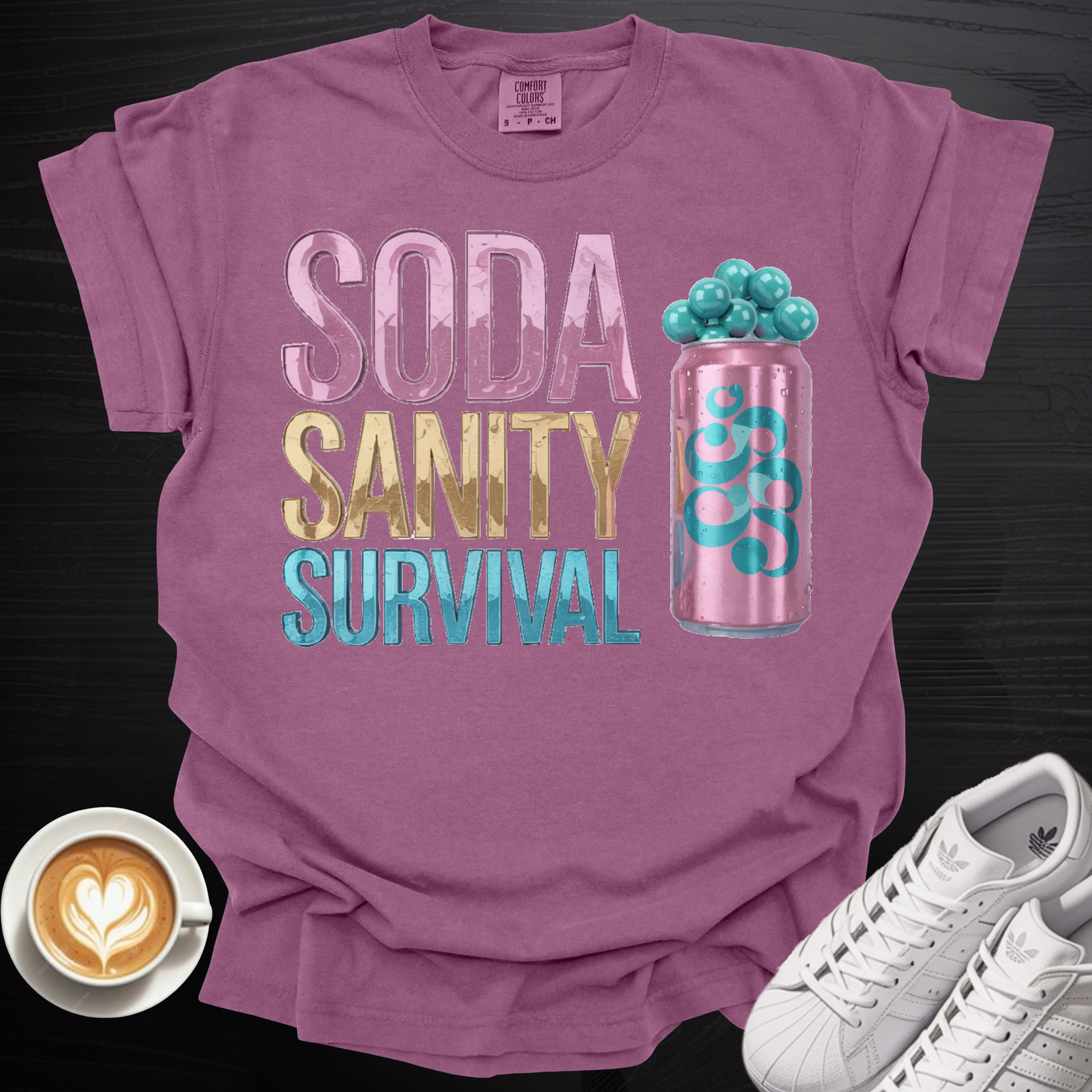 'Soda, Sanity, Survival' - Tee