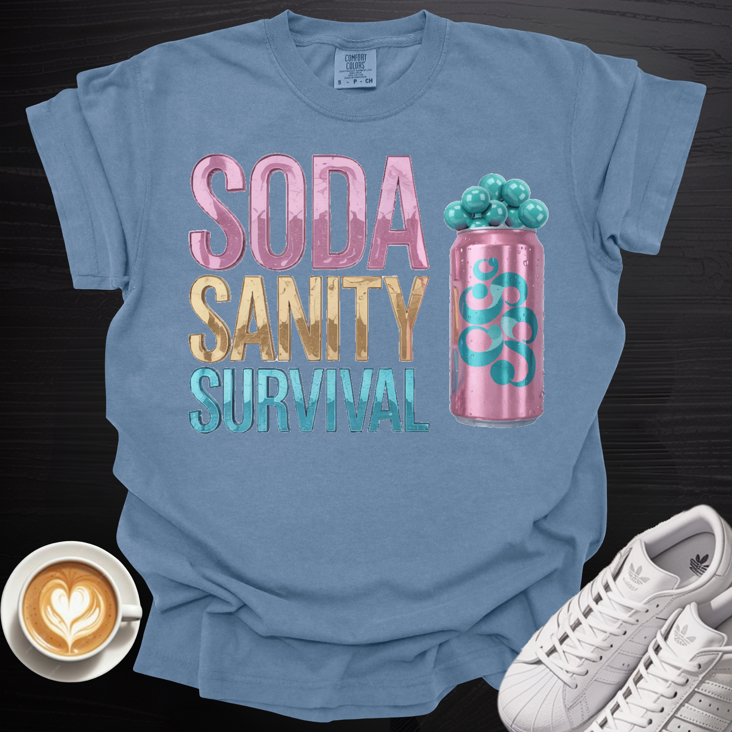 'Soda, Sanity, Survival' - Tee
