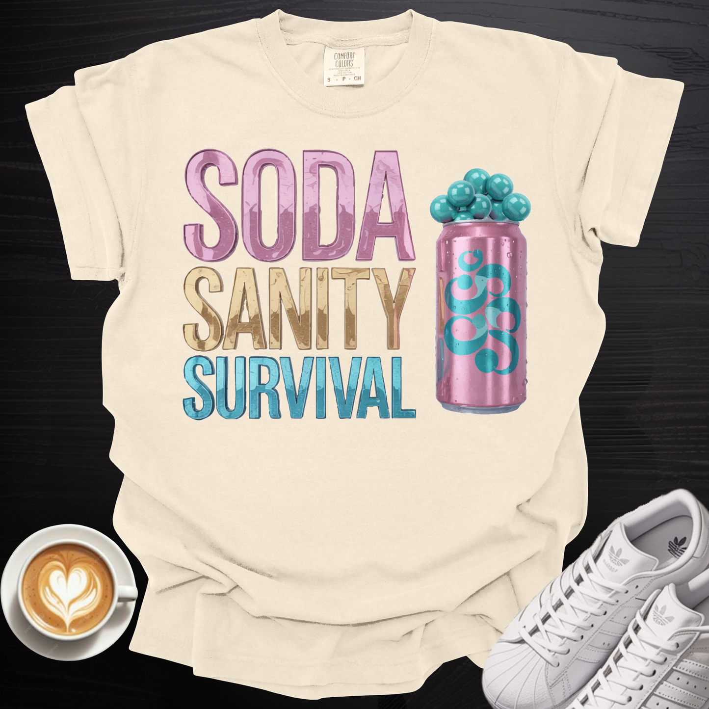 'Soda, Sanity, Survival' - Tee