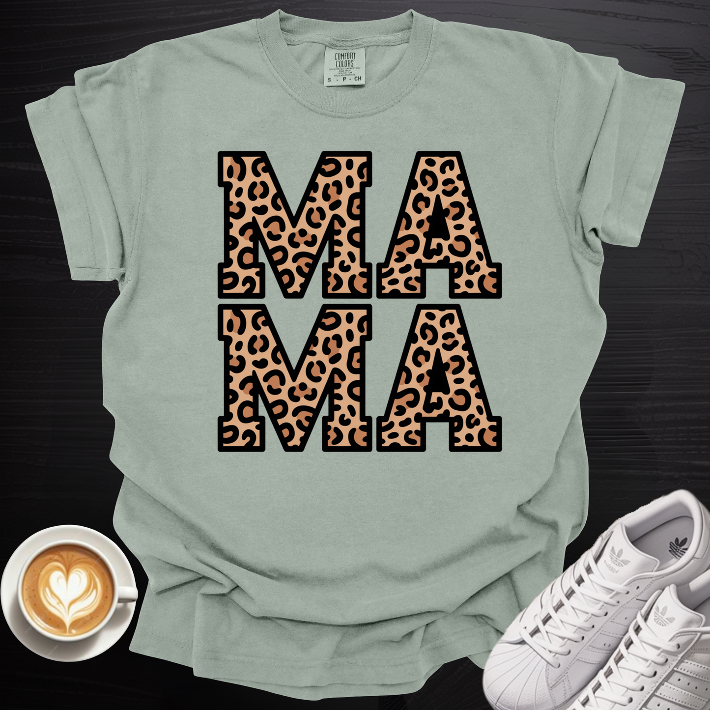 'Leopard MAMA' - Tee