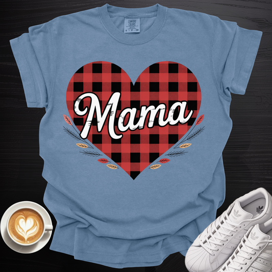 'Buffalo Check MAMA' - Tee