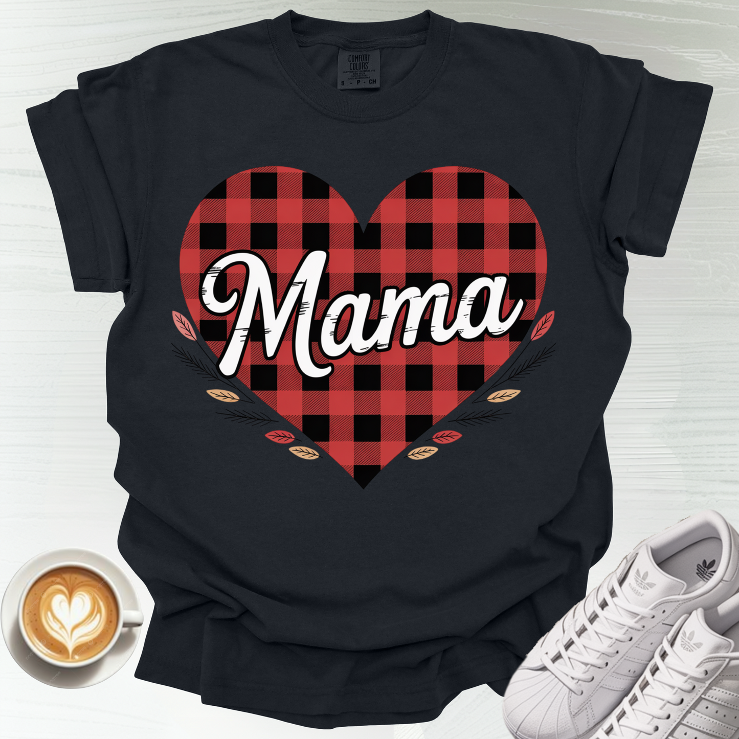'Buffalo Check MAMA' - Tee