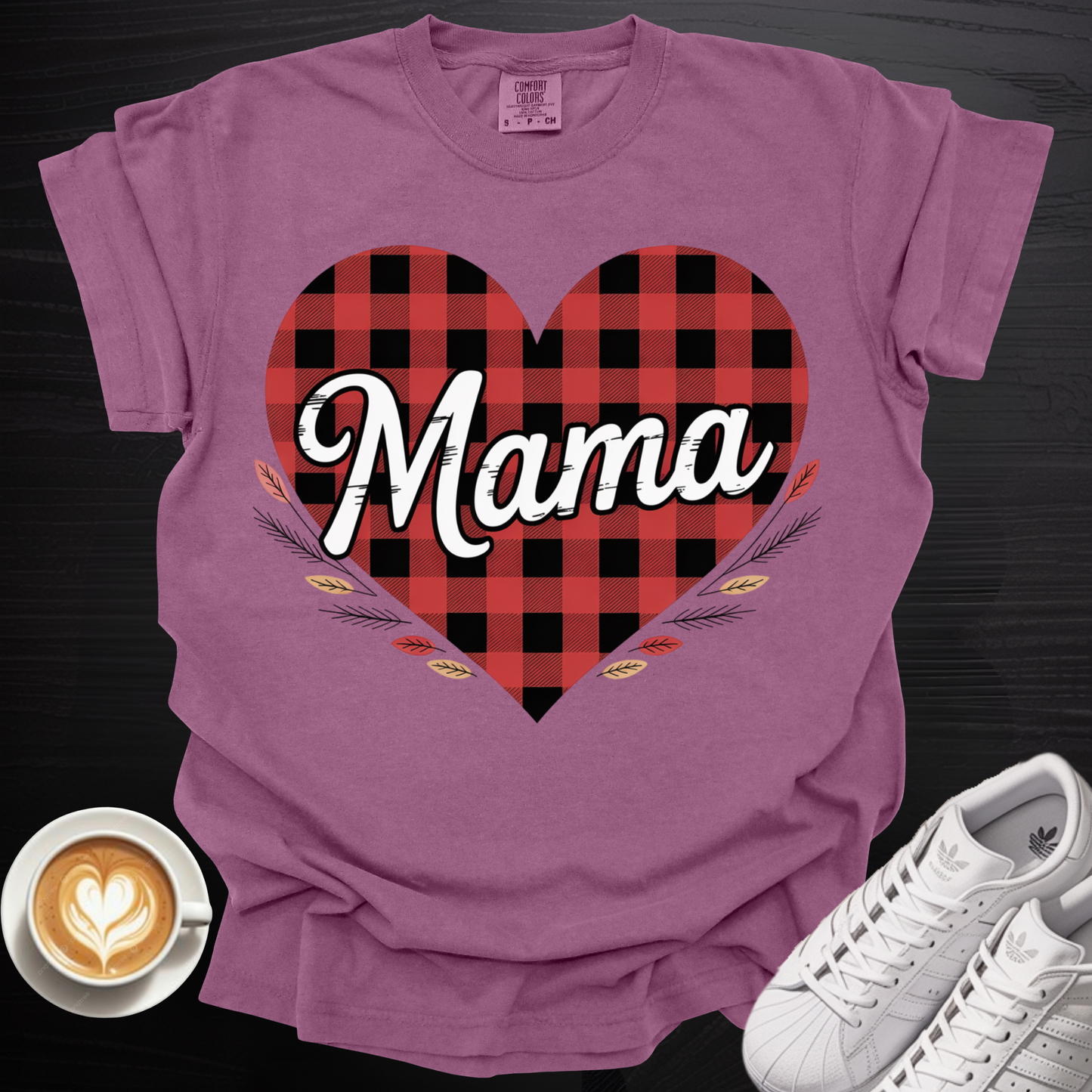 'Buffalo Check MAMA' - Tee