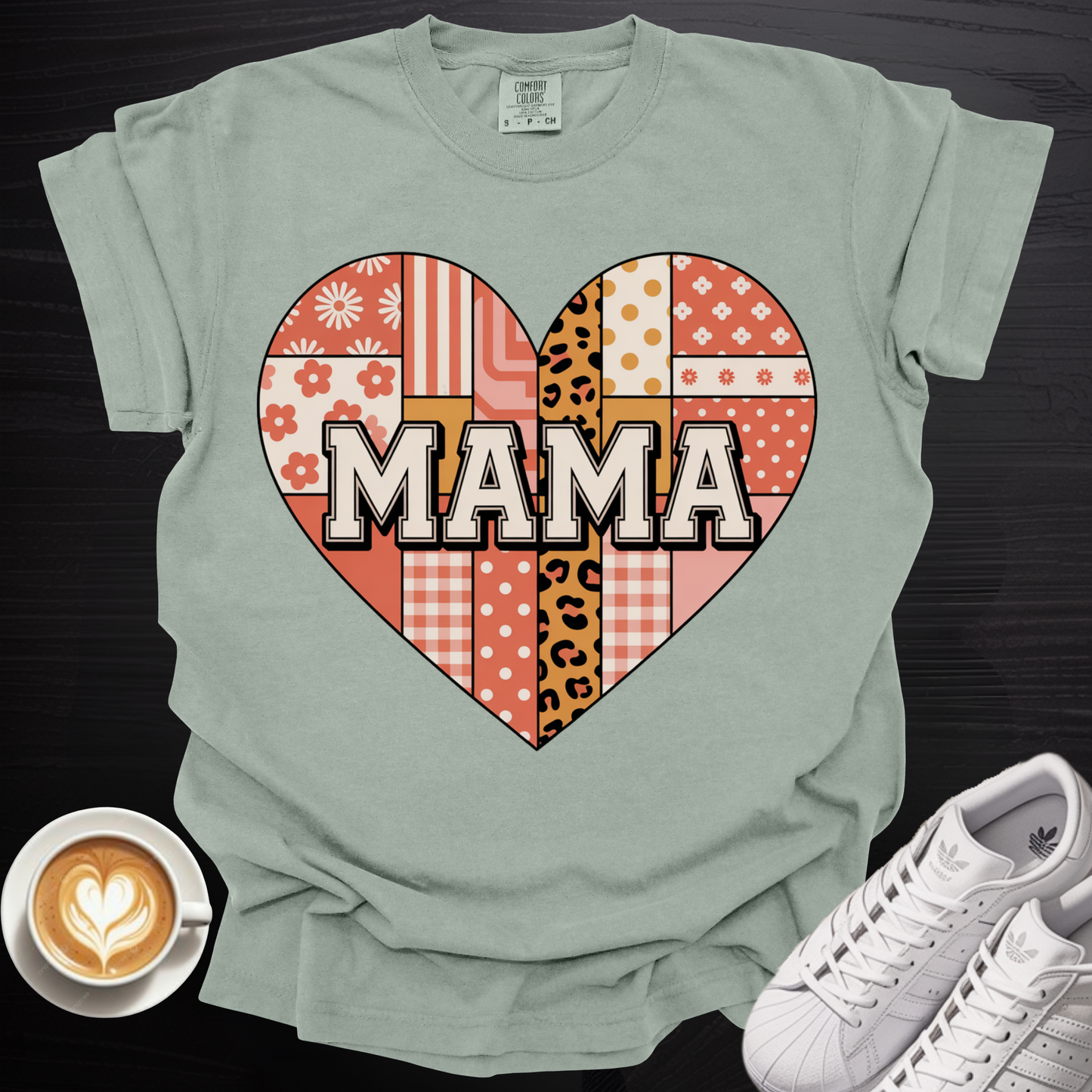 'Patchwork MAMA' - Tee